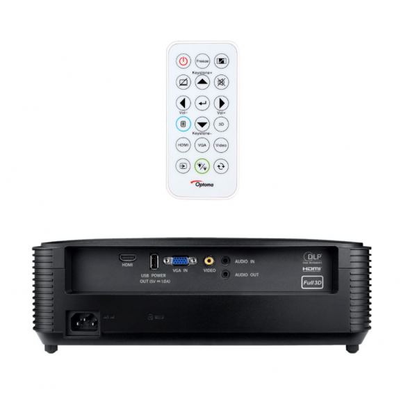 Proyector Optoma 3d S336 4000 Lumens 800x600 Svga 25000:1 Hdmi Vga Rca Lampara 6000 Horas