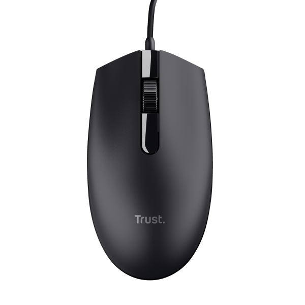 Ratón con Cable TRUST Basi - USB  1200DPI  Negro