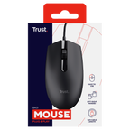 MOUSE TRUST BASI USB 3 BOTONES Y RUEDA DE DESPLAZAMIENTO 1200DPI 24271