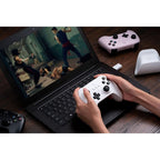 Mando 8BitDo Ultimate 2.4G con base de carga Blanco - Gamepad para PC/Android/Steam
