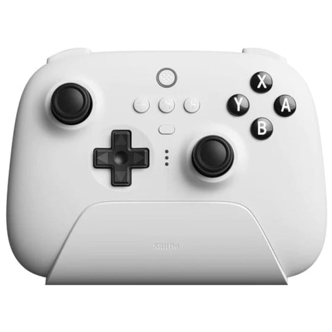 Gamepad 8BitDo Ultimate Bluetooth/2.4G con base de carga Blanco - Mando para Nintendo Switch/Smartphone/PC Hover Image