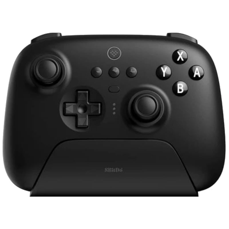 Gamepad 8BitDo Ultimate Bluetooth/2.4G con adaptador + base de carga Negro - Mando para Nintendo Switch/Smartphone/PC