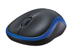 Mouse Raton Logitech M185 Optico Wireless Inalambrico Azul 2.4ghz