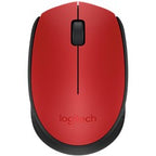 Mouse Raton Logitech M171 Optico Wireless Inalambrico Rojo