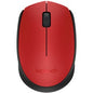 Mouse Raton Logitech M171 Optico Wireless Inalambrico Rojo