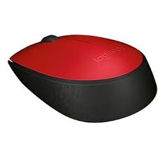 Mouse Raton Logitech M171 Optico Wireless Inalambrico Rojo
