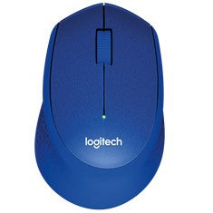 Mouse Raton Logitech M330 Optico Wireless Inalambrico Silent Plus Azul Hover Image