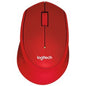 Mouse Raton Logitech M330 Optico Wireless Inalambrico Silent Plus Rojo