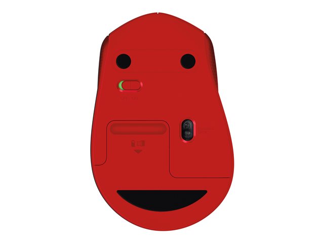 Mouse Raton Logitech M330 Optico Wireless Inalambrico Silent Plus Rojo