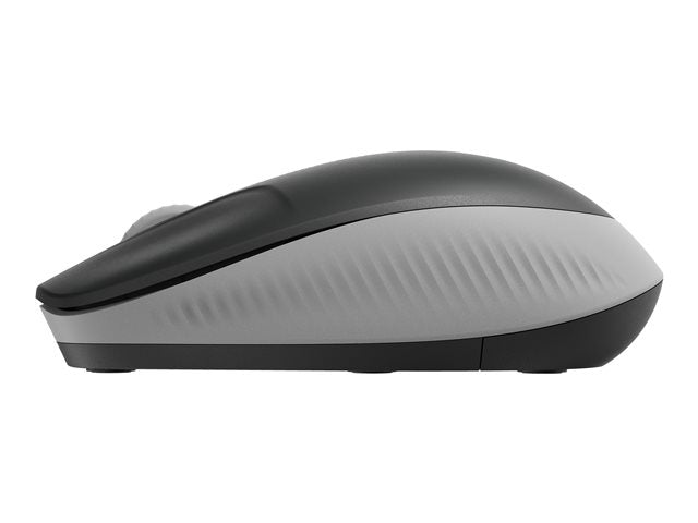 Mouse Raton Logitech M190 Full Size Optico Wiireles Inalambrico Gris Claro