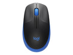 Mouse Raton Logitech M190 Full Size Optico Wireless Inalambrico Azul