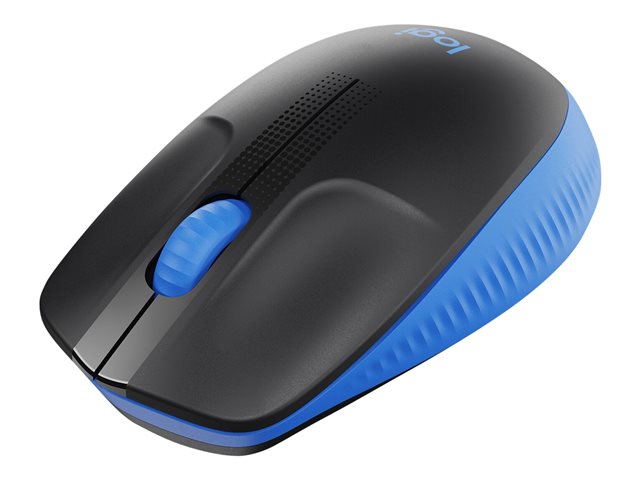 Mouse Raton Logitech M190 Full Size Optico Wireless Inalambrico Azul