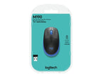 Mouse Raton Logitech M190 Full Size Optico Wireless Inalambrico Azul