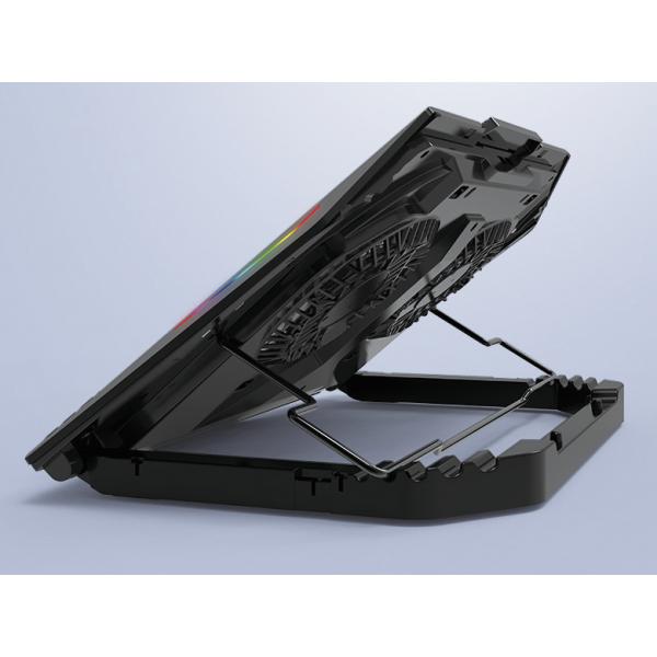 Base De Refrigeracion Para Portatiles Gaming Conceptronic Hasta 17" 2 Ventiladores Luz Rbg