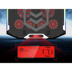 Base De Refrigeracion Para Portatiles Gaming Conceptronic Hasta 17" 6 Ventiladores Luz Rbg