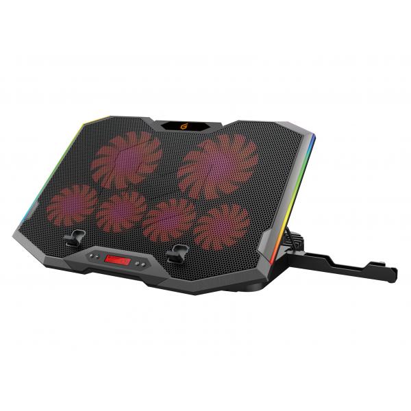 Base De Refrigeracion Para Portatiles Gaming Conceptronic Hasta 17" 6 Ventiladores Luz Rbg Hover Image