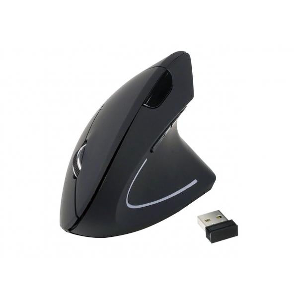Mouse Equip Wireless Ergo 5 Botones 1600dpi Equip Life Color Negro Hover Image