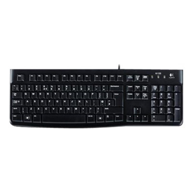 Teclado Logitech K120 Usb Negro En Ingles (eeuu) Hover Image