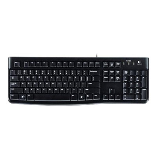 Teclado Logitech K120 Usb Negro Aleman Hover Image