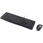 Teclado + Mouse Logitech Mk120 Optico Usb 2.0 Negro Portugues