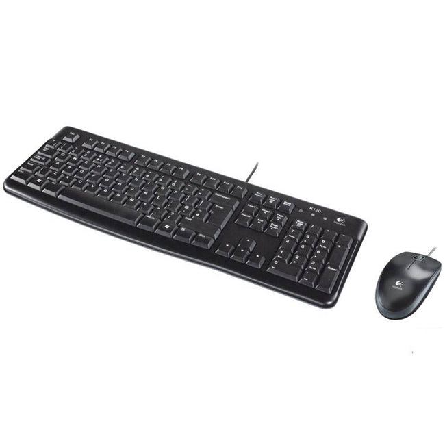Teclado + Mouse Logitech Mk120 Optico Usb 2.0 Negro Portugues Hover Image