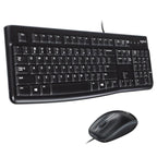 Combo Teclado Y Raton Logitech Mk120 Optico Usb 2.0 Negro