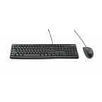Teclado + Mouse Logitech Mk120 Usb 2.0 Ingles