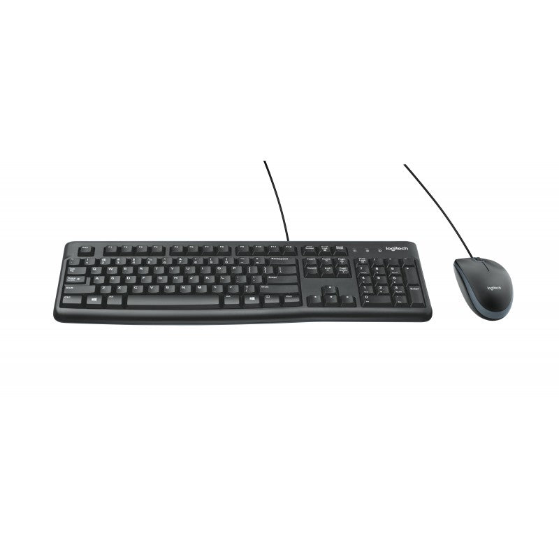 Teclado + Mouse Logitech Mk120 Usb 2.0 Ingles