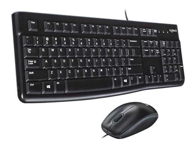 Teclado + Mouse Logitech Mk120 Usb 2.0 Ingles