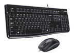 Teclado + Mouse Logitech Mk120 Usb 2.0 Ingles