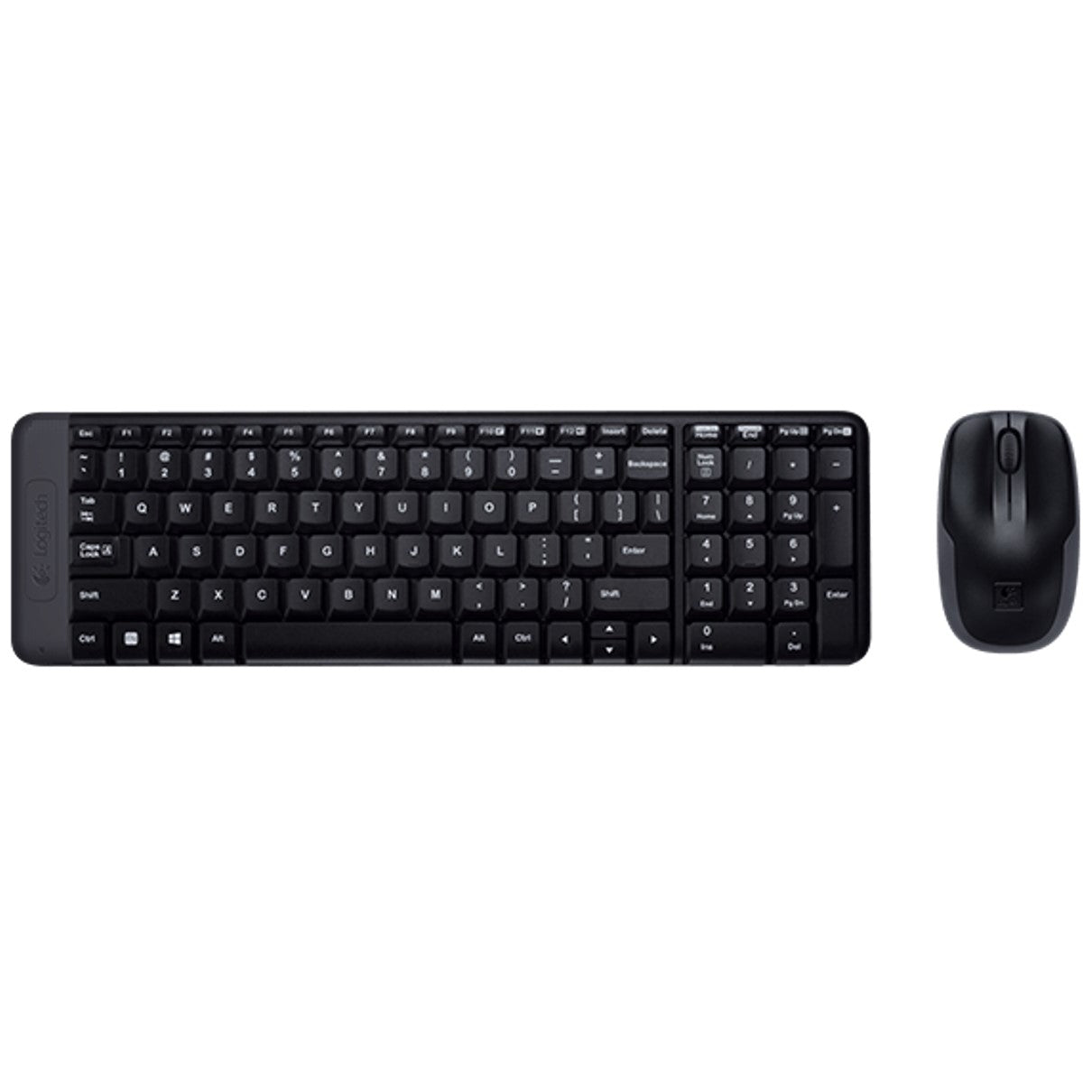 Teclado + Mouse Logitech Mk220 Wireless Inalambrico Negro Portugues