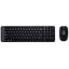 Teclado + Mouse Logitech Mk220 Wireless Inalambrico Negro Portugues