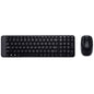 Teclado + Mouse Logitech Mk220 Wireless Inalambrico Negro Portugues