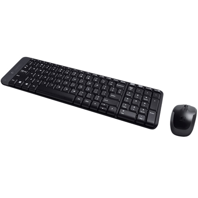 Teclado + Mouse Logitech Mk220 Wireless Inalambrico Negro Portugues Main Image