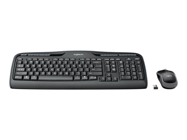 Teclado + Mouse Logitech Mk330 Wireless Inalambrico Usb 2.0 Negro 2.4ghz