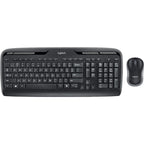 Teclado + Mouse Logitech Mk330 Wireless Inalambrico Negro Ingles Internacional