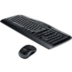 Teclado + Mouse Logitech Mk330 Wireless Inalambrico Negro Ingles Internacional