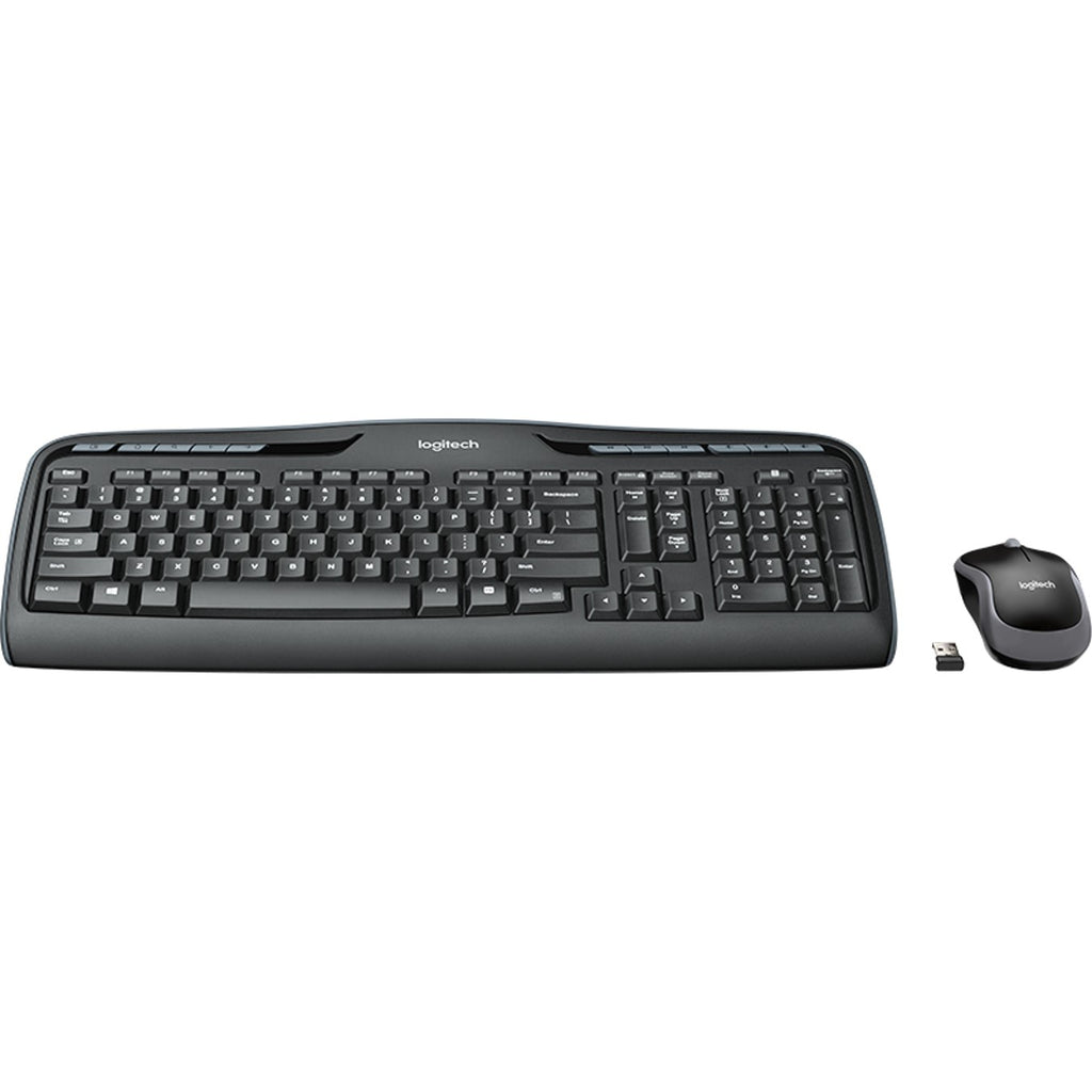 Teclado + Mouse Logitech Mk330 Wireless Inalambrico Negro Ingles Internacional