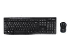 Teclado + Mouse Logitech Mk270 Optico Wireless Inalambrico Usb 2.0 Negro