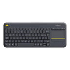 Teclado Logitech K400 Plus Touch Keyboard Negro Wireless Inalambrico