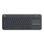 Teclado Logitech K400 Plus Touch Keyboard Negro Wireless Inalambrico