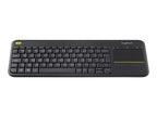 Teclado Logitech K400 Plus Touch Keyboard Negro Wireless Inalambrico