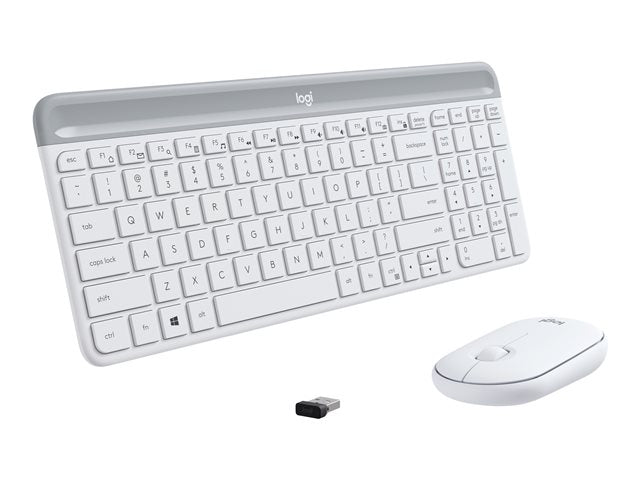Teclado + Mouse Logitech Mk470 Wireless Inalambrico Blanco