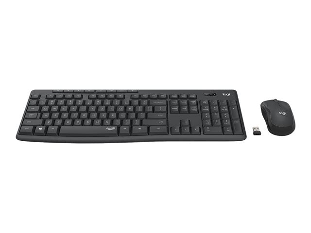 Teclado + Mouse Logitech Mk295 Silent Negro Wireles Inalambrico
