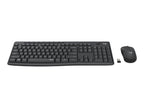 Teclado + Mouse Logitech Mk295 Silent Negro Wireles Inalambrico