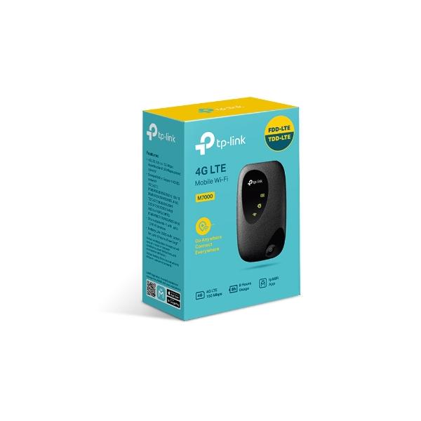 TP-Link Mi-Fi M7010 4G LTE Wi-Fi 300 Mbps 2000 mAh Negro inalámbrico