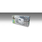 Muse M-109 Dbw Blanco / Radio Despertador Portátil