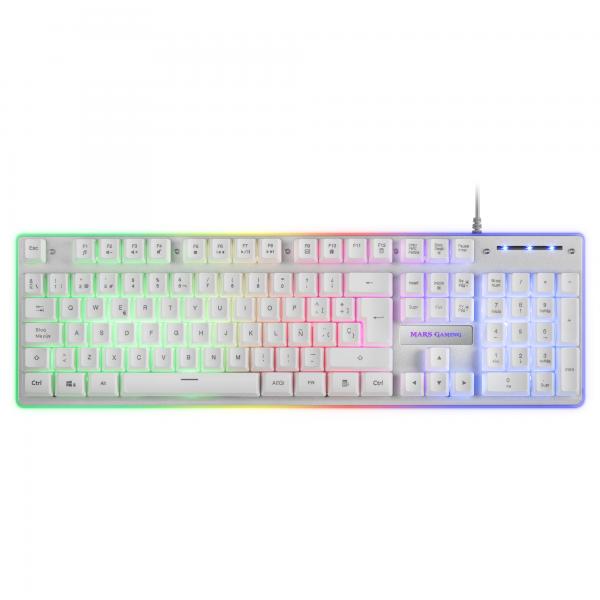 Kit de Teclado y Ratón Mars Gaming MCPXWES Blanco