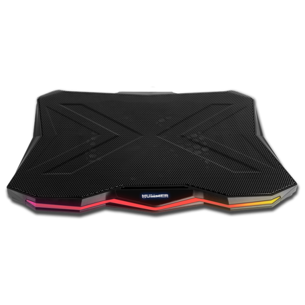 Soporte para Portátil NOX Hummer Pro Stand - 17,3"  Ventilador  RGB  2xUSB
