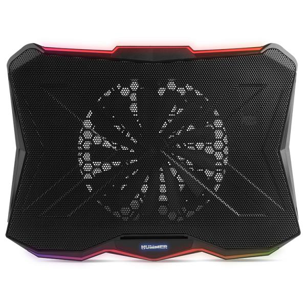 Soporte para Portátil NOX Hummer Pro Stand - 17,3"  Ventilador  RGB  2xUSB
